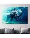 Картина на стекле Swimming Elephant 80x100cm