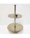 Этажерка Two Tiers gold