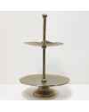 Этажерка Two Tiers gold