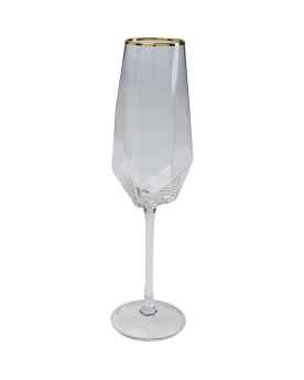 Бокал для шампанского Diamond Gold Rim