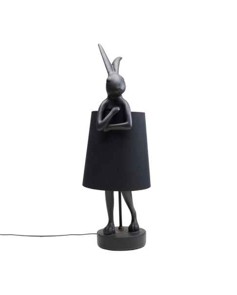 Настольная лампа Animal Rabbit Matt Black 68cm