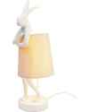 Настольная лампа Animal Rabbit White/Rose 50cm