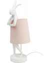 Настольная лампа Animal Rabbit White/Rose 50cm