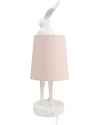 Настольная лампа Animal Rabbit White/Rose 50cm