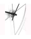 Настенные часы Simple Pure Silver Ø95cm