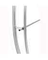 Настенные часы Simple Pure Silver Ø95cm