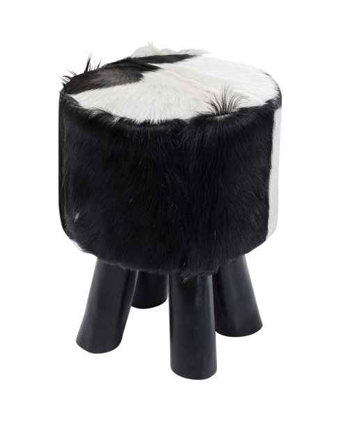 Пуф Flint Stone Black Ø35cm
