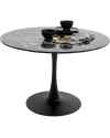 Стол Schickeria Marble Black Ø110cm