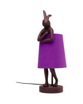Лампа настольная Animal Rabbit Red/Purple 50cm