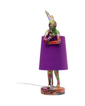 Лампа настольная Animal Rabbit Graffiti/Purple 50cm