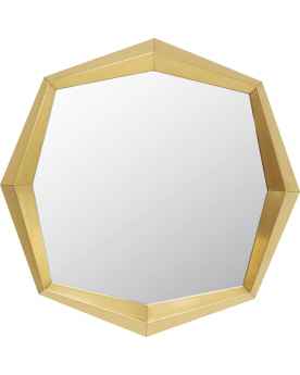 Настенное зеркало Octagon Gold 80x80cm