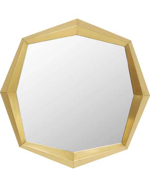 Настенное зеркало Octagon Gold 80x80cm