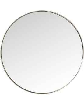 Настенное зеркало Curve Round Stainless Steel Ø100cm