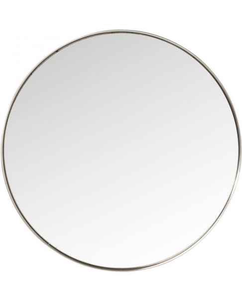 Настенное зеркало Curve Round Stainless Steel Ø100cm