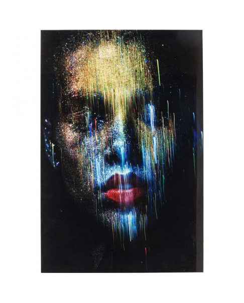 Картина на стекле Face the World Front 120x80cm