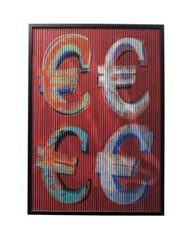 Картина в раме Art 3D Euro 118x83cm