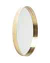Настенное зеркало Curve Round Brass Ø60cm