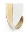 Настенное зеркало Curve Round Brass Ø60cm