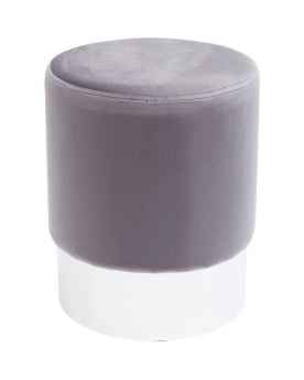 Пуф Cherry Light Grey Silver Ø35cm