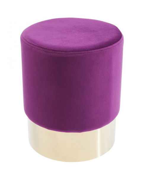 Пуф Cherry Purple Brass Ø35cm