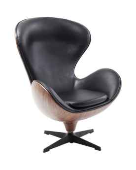 Вращающееся кресло Loung Black Walnut