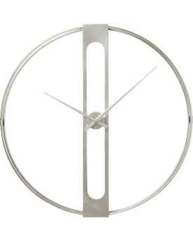 Настенные часы Clip Silver Ø60cm