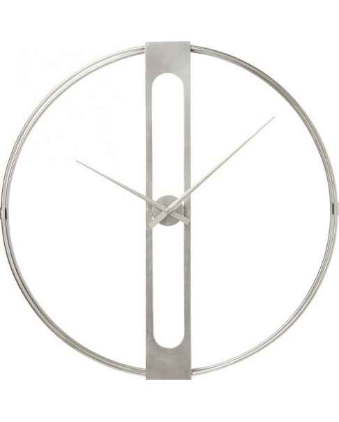 Настенные часы Clip Silver Ø60cm
