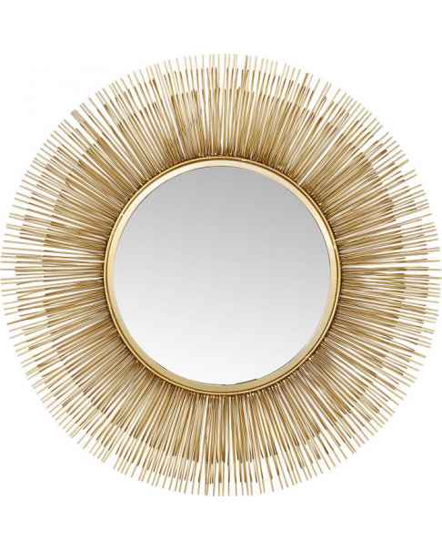 Настенное зеркало Sunburst Tre Gold Ø87cm