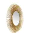 Настенное зеркало Sunburst Tre Gold Ø87cm