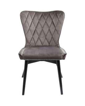 Стул Black Marshall Velvet Grey