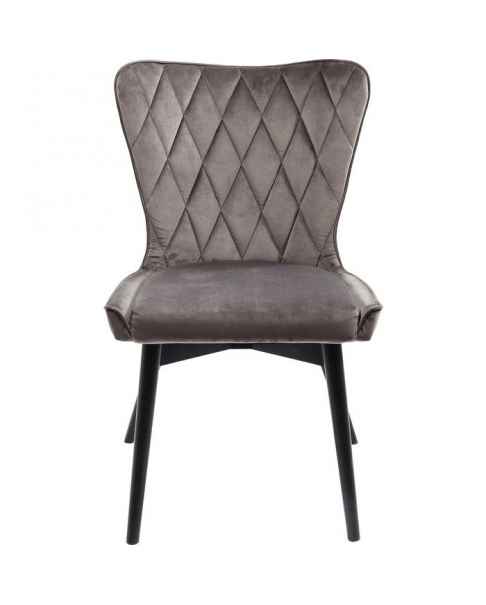 Стул Black Marshall Velvet Grey