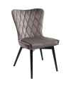 Стул Black Marshall Velvet Grey