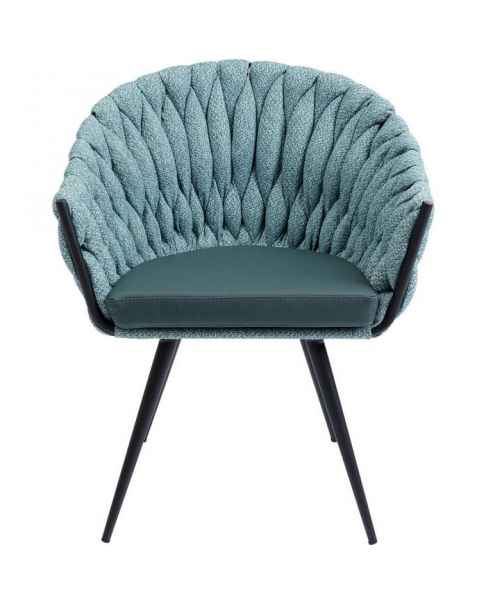 Стул с подлокотниками Knot Bluegreen