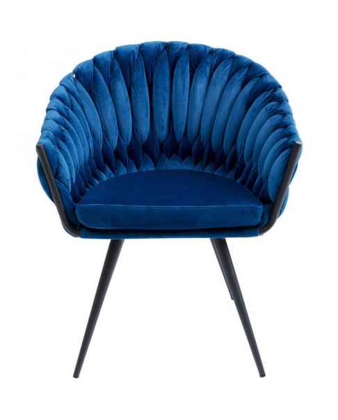 Стул с подлокотниками Knot Blue
