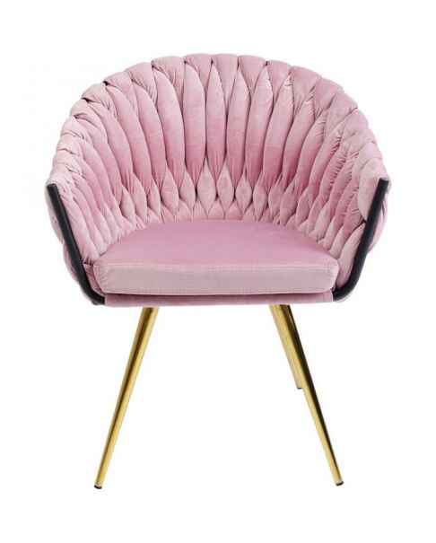 Стул с подлокотниками Knot Mauve