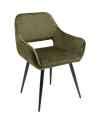 Стул с подлокотниками San Francisco Dark Green