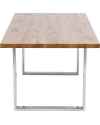 Стол Jackie Oak Chrome 160x80