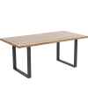 Стол Jackie Oak Crude Steel 160x80