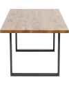 Стол Jackie Oak Crude Steel 160x80
