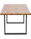 Стол Jackie Oak Black 160x80