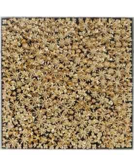 Настенный декор Gold Flower 80x80cm