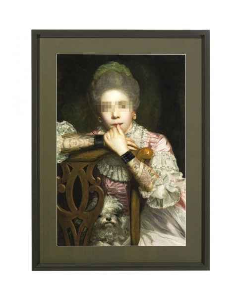 Картина маслом Incognito Sitting Countess 112x82cm
