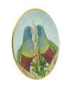 Декоративная тарелка Parrot Couple Ø35cm