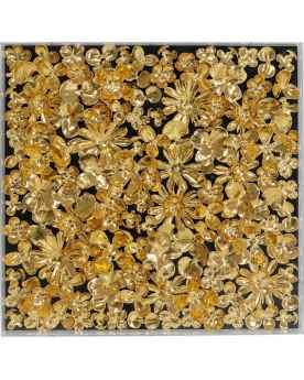Настенный декор Gold Flower 60x60cm