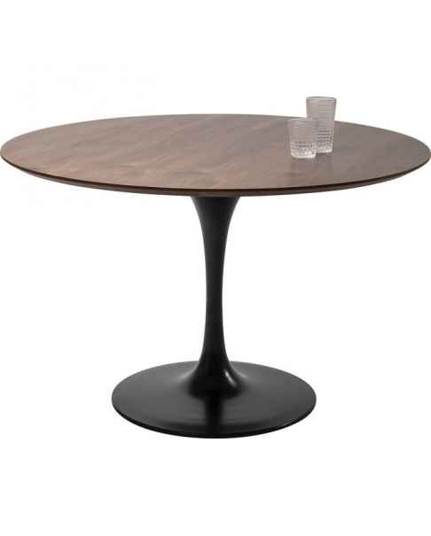 Стол Invitation Set Walnut Black Ø120cm