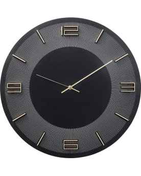 Настенные часы Leonardo Black/Gold