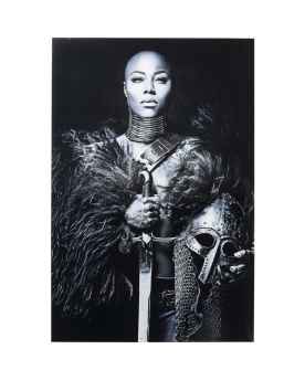 Картина на стекле Lady Knight 150x100cm