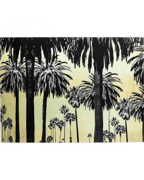 Картина на стекле Metallic Palms 120x180cm