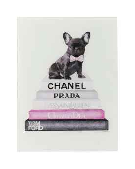 Картина на стекле Fashion Dog 80x60cm