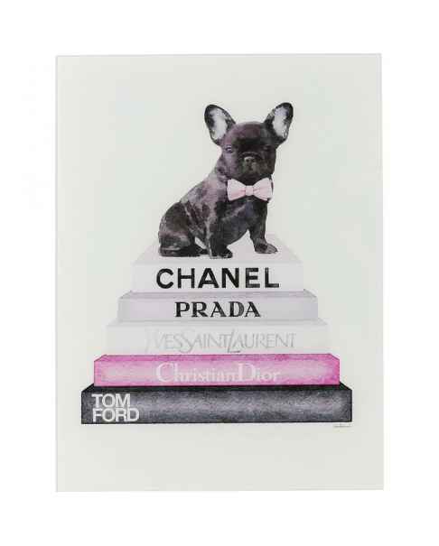 Картина на стекле Fashion Dog 80x60cm